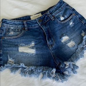 PacSun Highrise Festival Jean Shorts